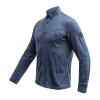 SENSOR MERINO LITE unisex košile dl.rukáv mottled blue M (Velikost M)