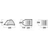 Husky Kempingový stan pro 4 osoby Bizon 4 Classic light grey10