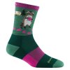 Darn Tough Critter Club Micro Crew Lightweight with Cushion Moss