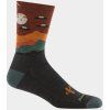 darn tough spaced out micro crew lightweight with cushion walnut