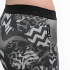 SENSOR MERINO BLEND IMPRESS dámské spodky zebra S (Velikost S)