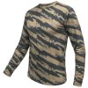 sensor merino blend impress panske triko dl rukav brush