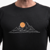 SENSOR MERINO BLEND MOON pánské triko kr.rukáv černá S (Velikost S)