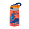 2116115 GIZMO FLIP 14OZ NECTURINE WITH SUPERHERO SIDEVIEW LEFT CLOSE