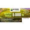 Outdoormarket darkovy poukaz 2020 hodnota 5000 Kc